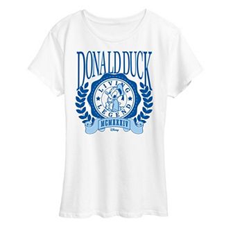 Disney's Donald Duck Women's Collegiate Graphic Tee