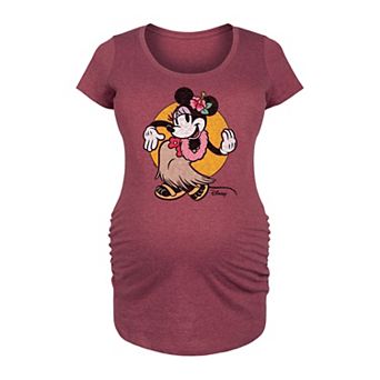 Disney's Minnie Mouse Maternity Hula Graphic Tee