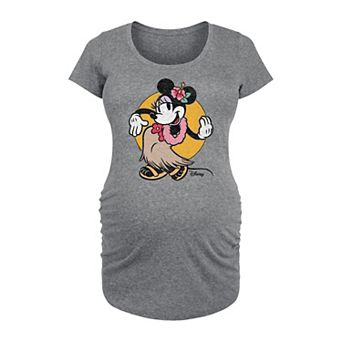 Disney's Minnie Mouse Maternity Hula Graphic Tee