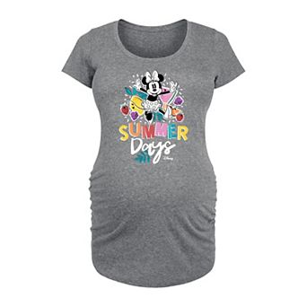 Disney's Minnie Mouse Maternity Summer Days Graphic Tee