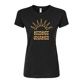 Juniors' Sunset Chaser Graphic Tee