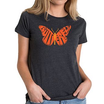 Butterfly - Women's Premium Blend Word Art T-shirt