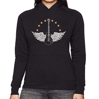 Country Female Singers - Women's Word Art Hooded Sweatshirt