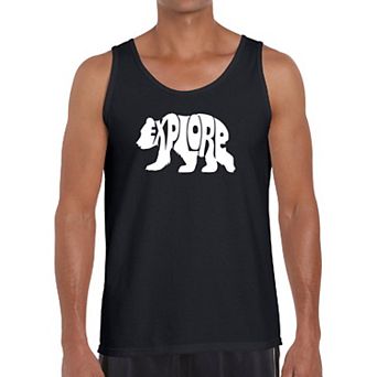 Explore - Men's Word Art Tank Top