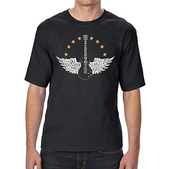 Country Female Singers - Men's Tall And Long Word Art T-shirt