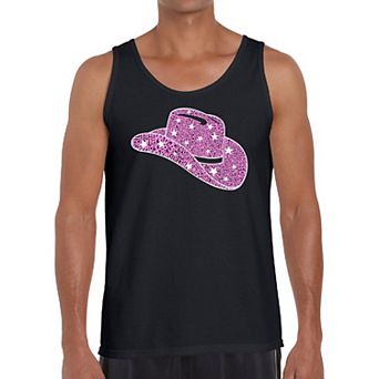 Cowgirl Hat - Men's Word Art Tank Top