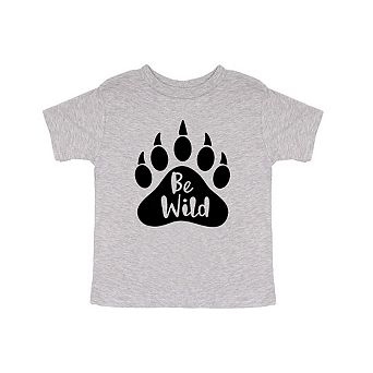 Be Wild Bear Paw Youth Short Sleeve Graphic Tee
