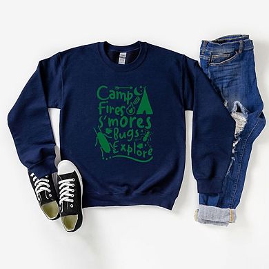 Camp Fire S'mores Youth Graphic Sweatshirt