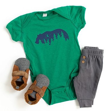 Bear Trees Baby Bodysuit