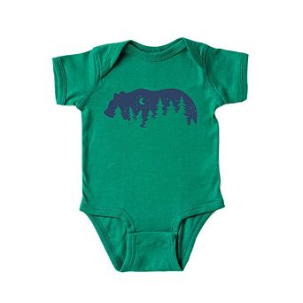 Bear Trees Baby Bodysuit