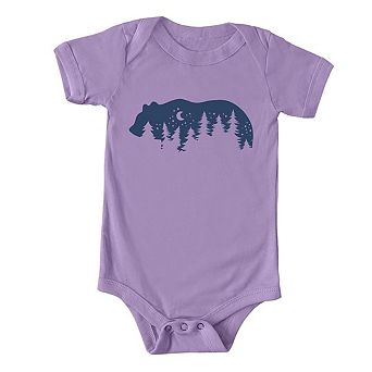 Bear Trees Baby Bodysuit