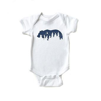 Bear Trees Baby Bodysuit