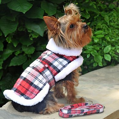Doggie Design Fleece-lined Dog Harness Coat