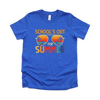 School's Out Sunglasses Youth Short Sleeve Graphic Tee