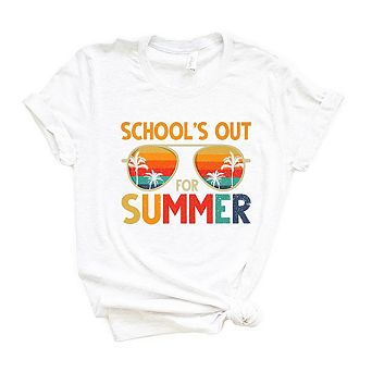 School's Out Sunglasses Youth Short Sleeve Graphic Tee