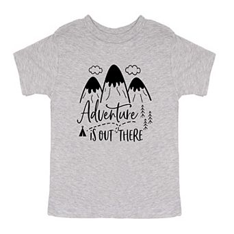 Adventure Is Out There Mountain Trail Youth Short Sleeve Graphic Tee