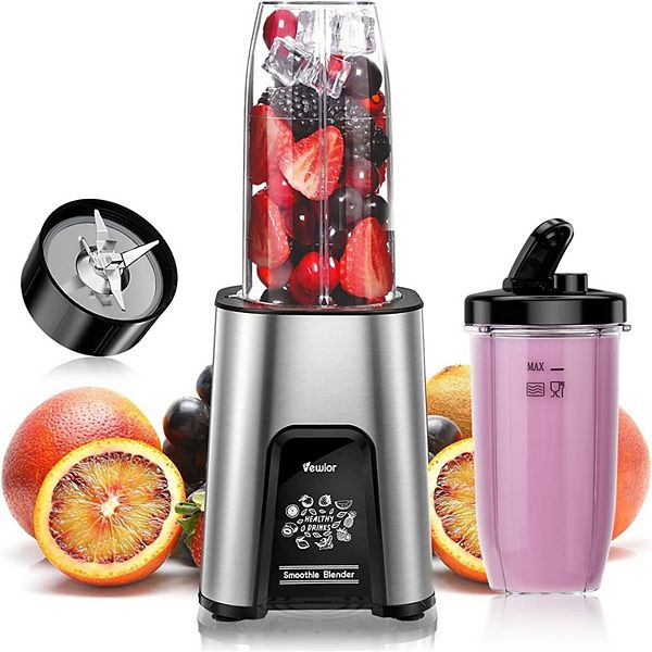 11 Pieces 1000w Smoothie Blender With Togo Lids For Fruit Vegetables