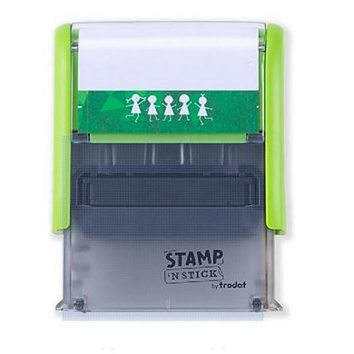 Trodat Stamp 'n Stick Clothes And Personal Belongings Diy Stamper, English Text