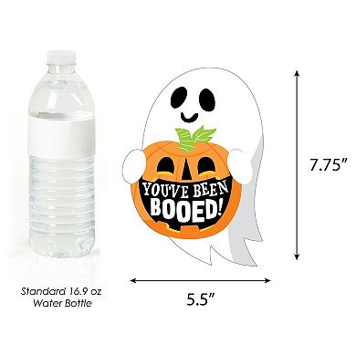 Big Dot Of Happiness You've Been Booed - Decor Diy Ghost Halloween Party Essentials - 20 Ct