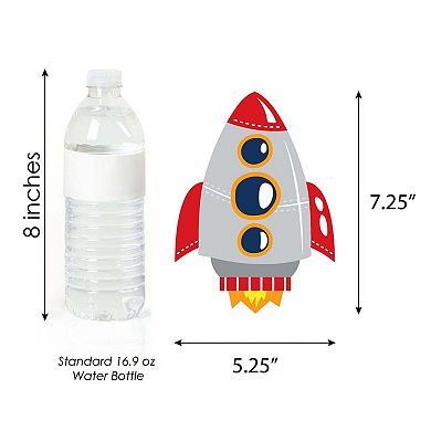 Big Dot Of Happiness Blast Off To Outer Space Decor Baby Shower Or Birthday Essentials 20 Ct