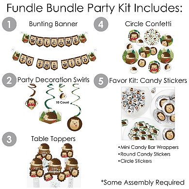 Big Dot Of Happiness Forest Hedgehogs Birthday Party Or Baby Shower Supplies Fundle Bundle