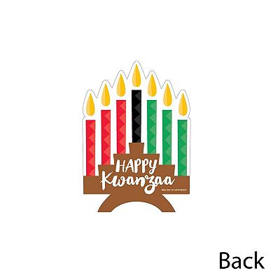 Big Dot Of Happiness Happy Kwanzaa - Kinara Decorations Diy Party Essentials - Set Of 20