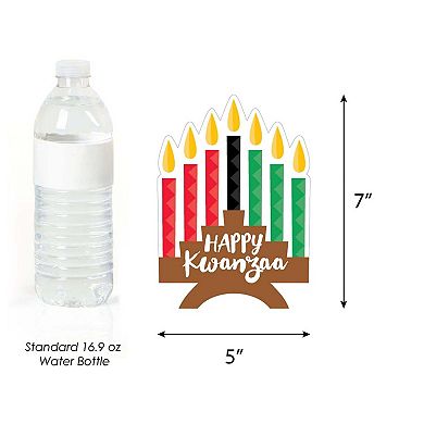 Big Dot Of Happiness Happy Kwanzaa - Kinara Decorations Diy Party Essentials - Set Of 20