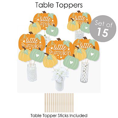 Big Dot Of Happiness Little Pumpkin Birthday Or Baby Shower Banner Decor Kit Fundle Bundle