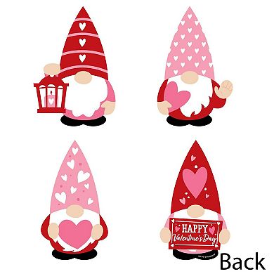 Big Dot Of Happiness Valentine Gnomes - Decor Diy Valentine’s Day Party Essentials - 20 Ct