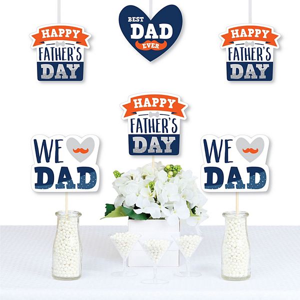 Big Dot Of Happiness Happy Father's Day - Decor Diy We Love Dad Party ...