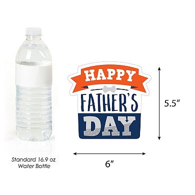 Big Dot Of Happiness Happy Father's Day - Decor Diy We Love Dad Party Essentials - Set Of 20