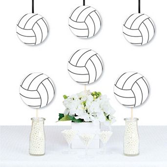 Big Dot Of Happiness Bump, Set, Spike - Volleyball - Decor Diy Party Essentials - 20 ct