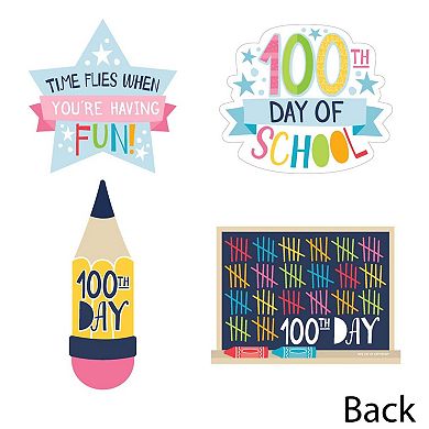 Big Dot Of Happiness Happy 100th Day Of School - Decor Diy 100 Days 