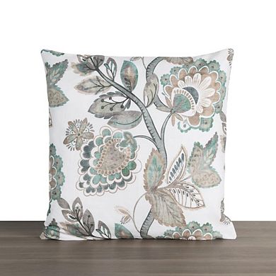 Wynette Unique Floral Design Zipper Closure Pillow Shell