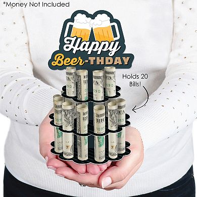 Big Dot Of Happiness Cheers And Beers Happybirthday Party Money Holder Gift - Cash Cake