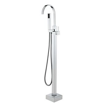 Casainc Freestanding Bathtub Faucet Tub Filler Waterfall Floor Mounted