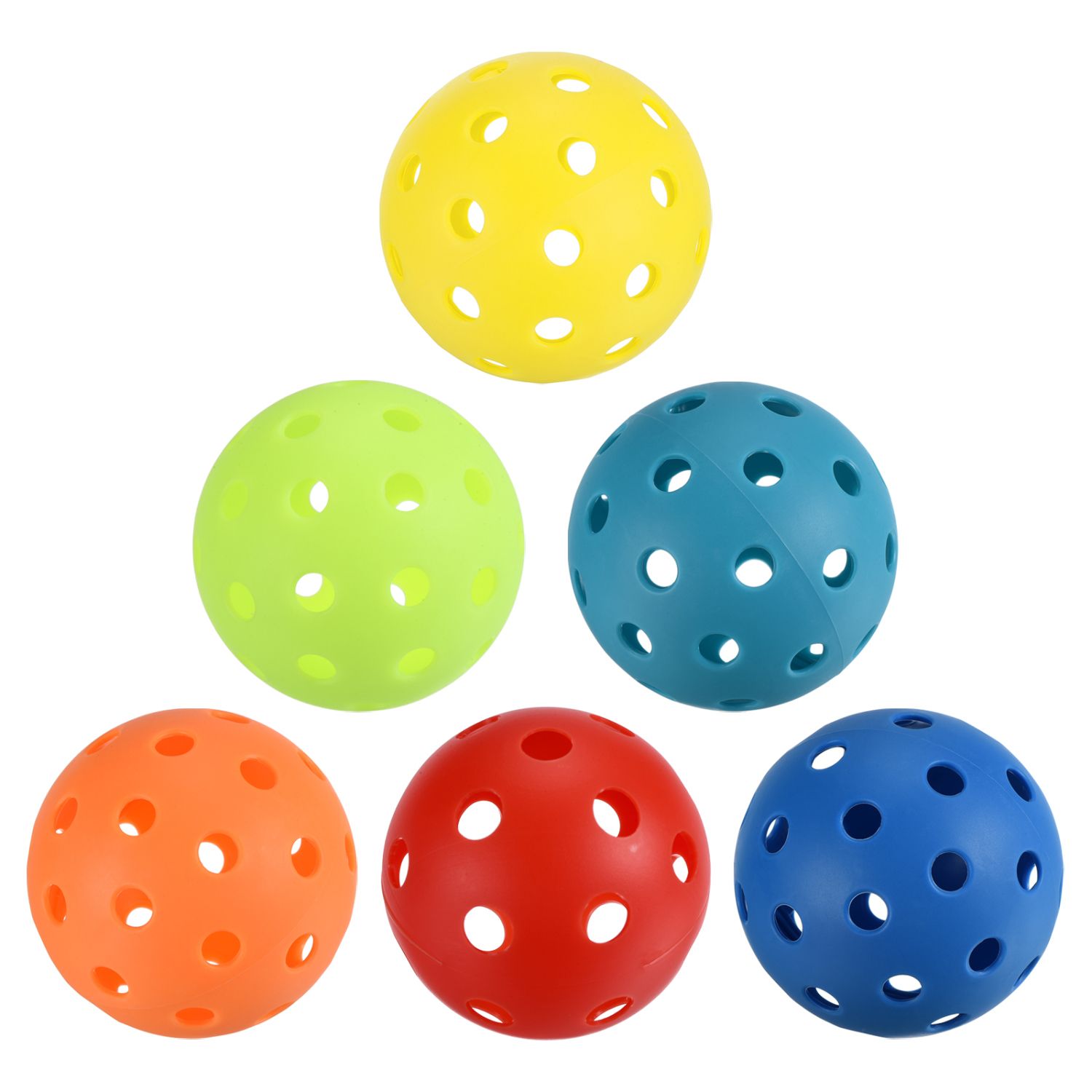 GoldPig Outdoor Pickleball Balls 40 Holes Pickleballs, 6 Pack Durable - View #9