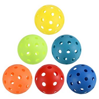 40 Holes Outdoor Pickleball Balls Usa Pickleball Pickleball Ball For Amateurs, 6 pc