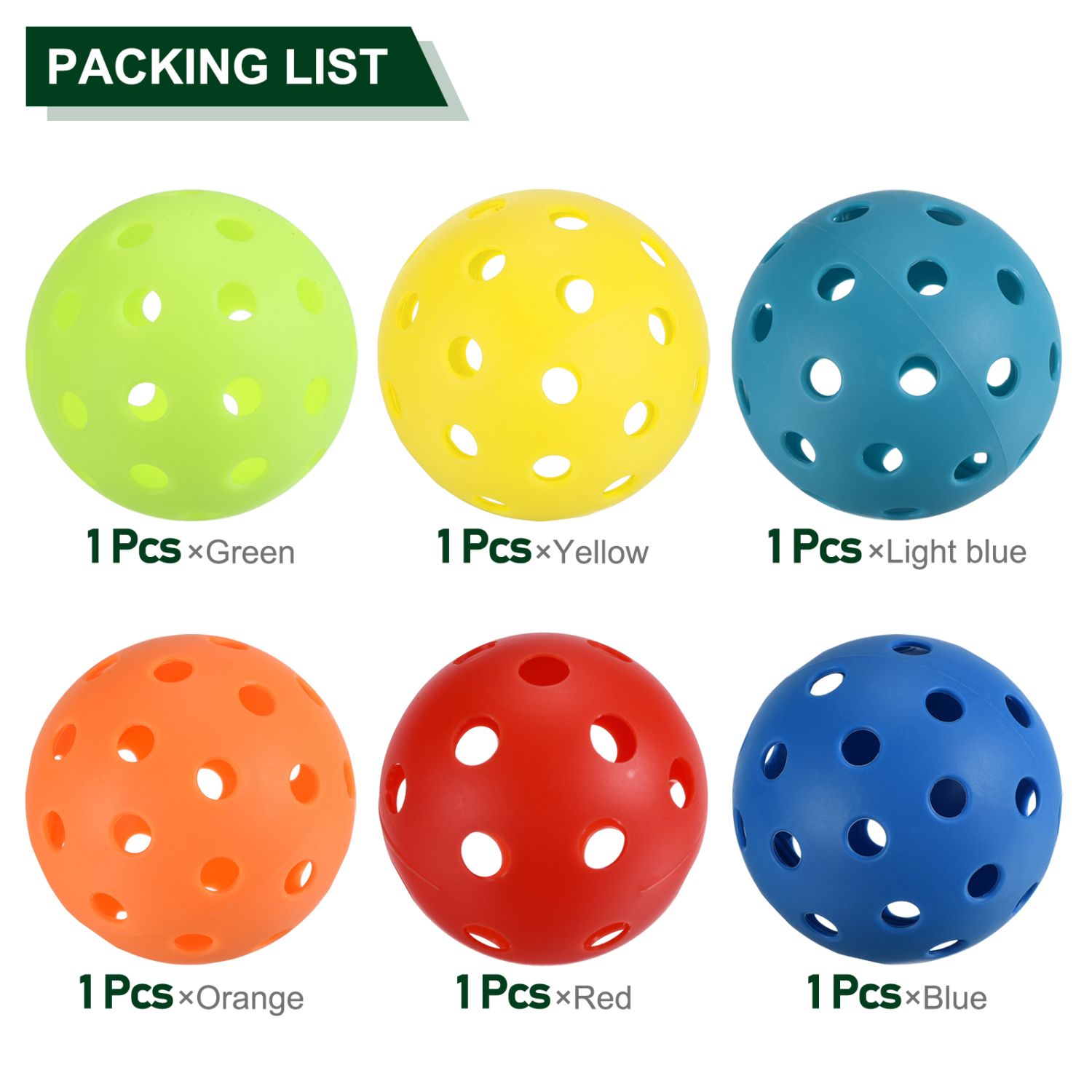 CS40 Pickleball Balls For High Visibility And Bounce 3-Pack - View #7