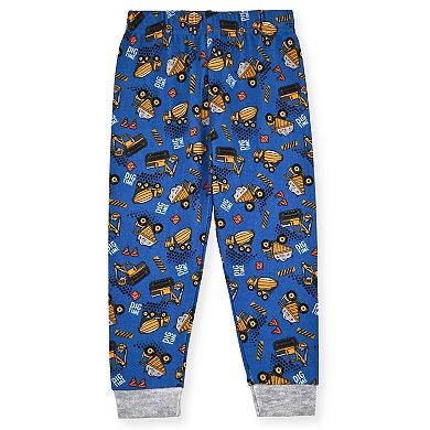 Sleep On It Toddler Boys 2-piece Super Soft Jersey Snug-fit Pajama Set With Matching Socks