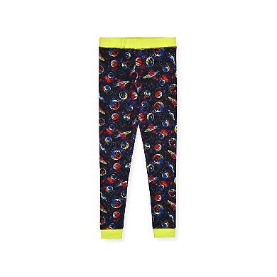 Sleep On It Boys 2-Piece Super Soft Jersey Snug-Fit Pajama Top and Pajama Shorts Set - Toddler