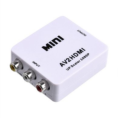 Mini Composite Av Cvbs 3rca To Hdmi Video Converter Adapter