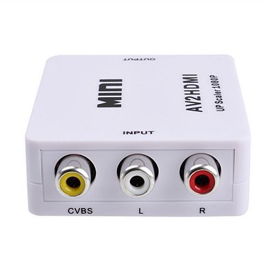 Mini Composite Av Cvbs 3rca To Hdmi Video Converter Adapter