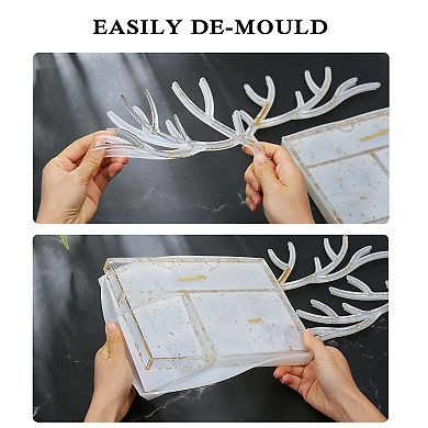 Antlers Tree Branch Tray Jewelry Displayed Organizer Mold