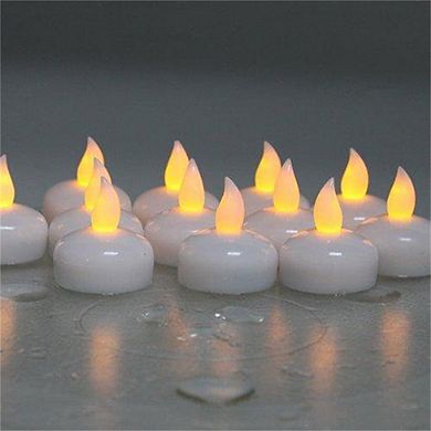 12pcs Battery Operated Led Flickering Flameless Tealight Candles For Wedding Party