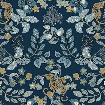 Brewster Home Fashions Getty Jungle Damask Wallpaper