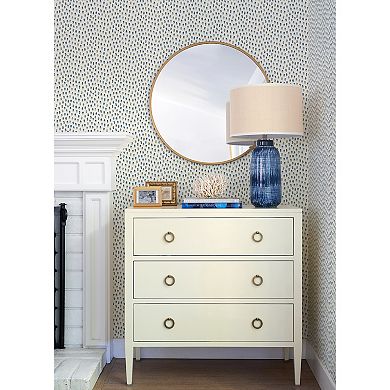 Brewster Home Fashions Sand Drips Painted Dots Sure Strip Wallpaper