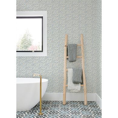 Brewster Home Fashions Sand Drips Painted Dots Sure Strip Wallpaper
