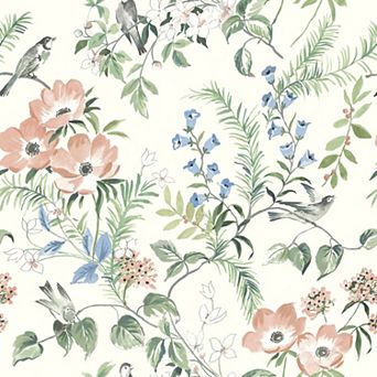 Brewster Home Fashions Frederique Bloom Wallpaper