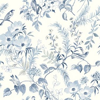 Brewster Home Fashions Frederique Floral Wallpaper